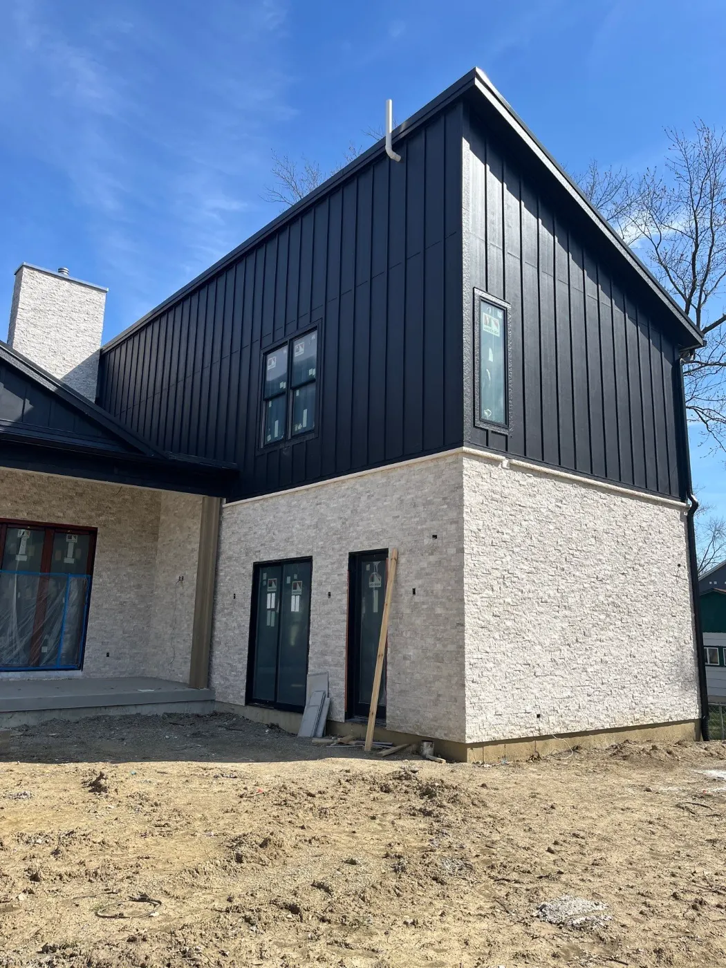 Fiber cement siding installed on a Sweetbriar home